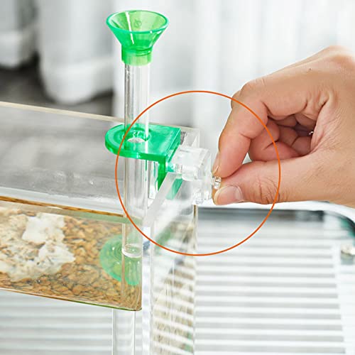 Fish Shrimp Feeder Clear Acrylic Shrimp Feeding Tube with Dish Clip to Aquarium Feeders for Fish 6 Size - size: 40CM