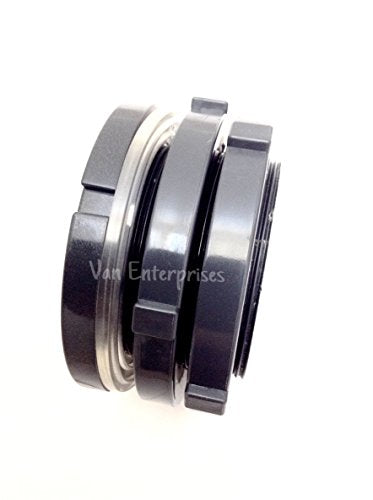3" PRO Series PVC Bulkhead Tank Fitting Adapter W/Dual Locking Nuts for Pools, Aquariums, Water Tanks, Ponds - size: 3 Inch
