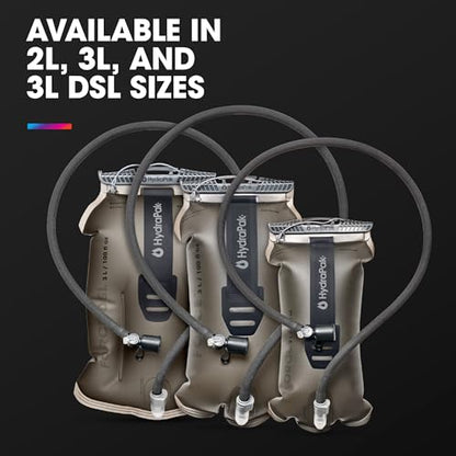 Hydrapak Force Ultra-Durable Water Bladder/Reservoir for Hydration Backpacks, 2L or 3L, Insulated Tube, Safe & Reliable - style: *NEW* 3L DSL