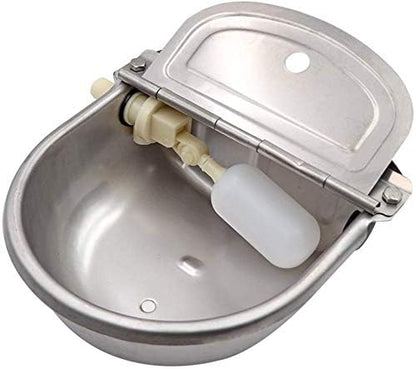 2 Pack Float Valve Stable Water Automatic Pet Water Dispenser Shut Off 1/2" Automatic Waterer Bowl Fill Feed Water Trough with Adjustable Arm Horse Cattle Sheep Pig Dog - size: 2 Float Valve