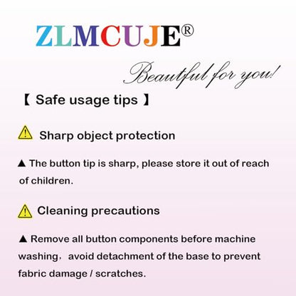 ZLMCUJE 10 Sets 12mm No Sew Pearl Buttons Anti-Exposure Fixed Brooches Pearl pins Removable Reusable for Clothes for Women - size: 12mm/0.47inch