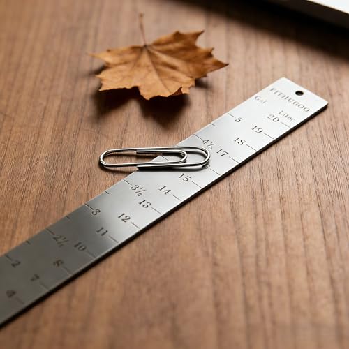 5 Gallon Bucket Depth Gauge, Liquid Level Measure Stick with Inch/Gallon Marks for Paint, Water, Chemical, Farming