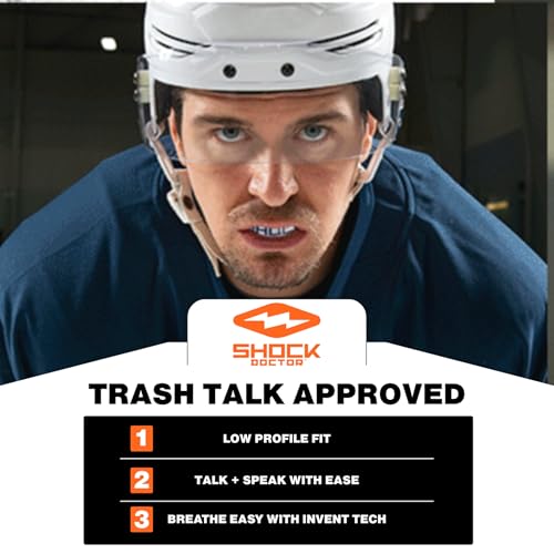 Shock Doctor Trash Talker Basketball Strapless, Clear Pink, Adult - color: Clear Pink, size: Adult