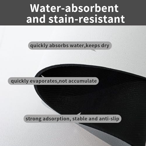 Dog Food Mat Leather Pet Feeding Mat Anti-Slip Dog Bowl Mats Coral Reef Fish Aquarium Pet Placemat Absorbent Cat Bowl Pad Protect Floor Dogs Pad for Food and Water - size: 40x60cm