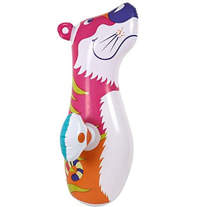 INTEX 3D Bop Bag Blow Up Inflatable Tiger, Dinosaur & Dolphin. (Package will include any 1 item)