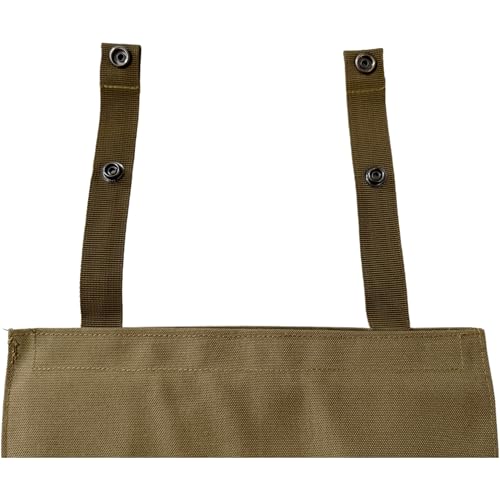 Tactical Molle Groin Protector, Detachable 800D Nylon Soft EVA for Airsoft | 800D nylon rugged build, soft EVA impact padding, detachable design, MOLLE compatible for airsoft tactical use - color: Tan