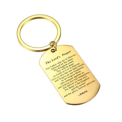 The Lord's Prayer Keychain - Our Father who art in Heaven: Matthew 6:9-13
