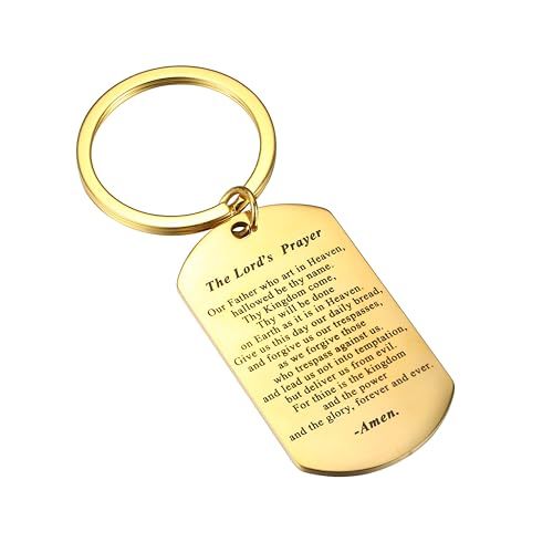 The Lord's Prayer Keychain - Our Father who art in Heaven: Matthew 6:9-13