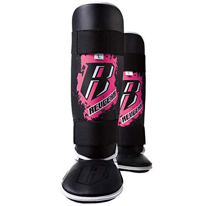 Revgear Kids Combat Series Shin Guards | High Performance Foam Padding | Durable and Lightweight - color: Pink, size: Large