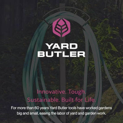 Yard Butler Free Standing Garden Hose Holder, Steel | Steel Freestanding Hose Holder for Lawn and Garden, Water Hose Storage and Organizer, Garden Caddy and Hose Hanger - size: Hanger