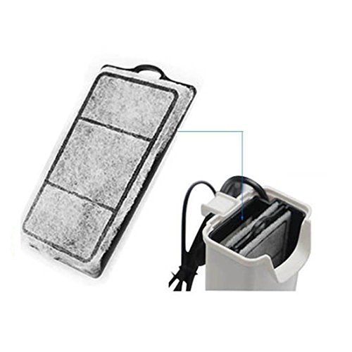 4pcs Aquarium Waterfall Reptiles Turtle Filter Cartridges Replacement Waterfall Filter only Ultra-Activated Carbon with Whisper Technology (4pcs Filter Cartridges)