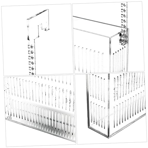 TOYANDONA Hanging Fish Breeding Box for Betta Fish Tank with Divider Easy to Clean Isolation Tank Increases Survival Rate Aquarium