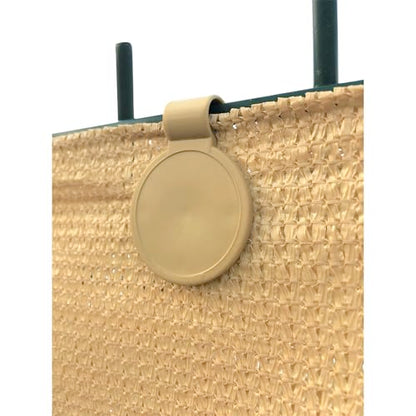 Shade Cloth Plastic Clips, UV Treated | 60 Pack, Color Sand - color: Sand, size: 60 Pack