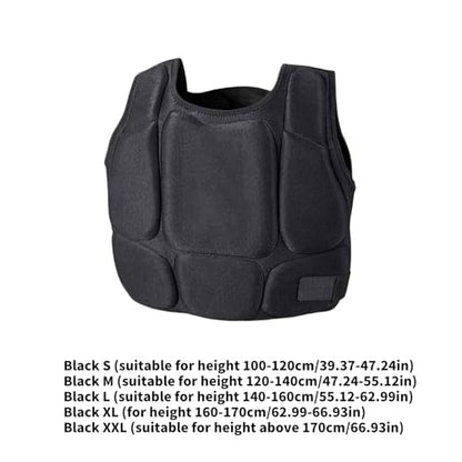 Chest Protectors Gear Wicking Fabric Flexible Impacts Resistance Suitable for Taekwondo Karate Training Event Karate Chest Protectors for Adults and Breathable Polyester Sparring Equipment - size: Large