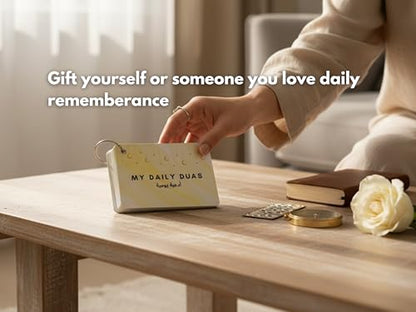 20 Islamic Daily Dua Cards, Islamic Duas Gift for Children and Adults, Ramadan, Dua Cards Translation and Transliteration for Muslims