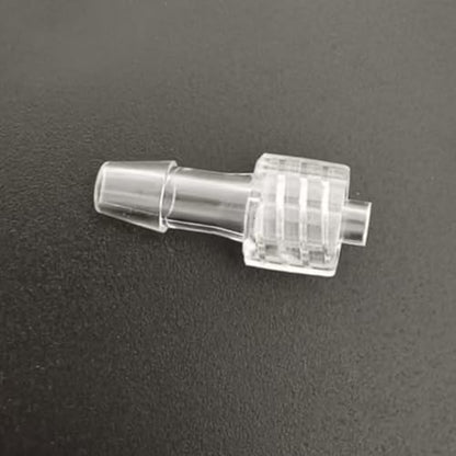 Male Luer Lock 3/16" Polycarbonate Hose Barb Adapter for Laboratory Biochemical Analytical Instruments, Food Machinery and Aquarium Equipment, 100pcs