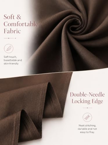 Modal Feel Hijab Scarf for Women, Lightweight Ombre Dual Color - color: 6#brown