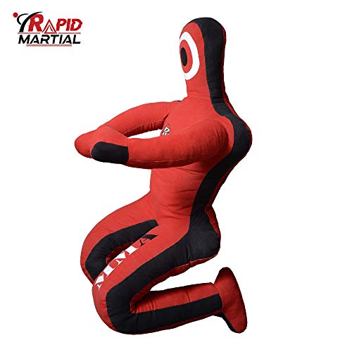 BJJ Wrestling Dummy Punching Bag Submission MMA Brazilian Jiu Jitsu Judo Karate Throwing Boxing Dummy Dummies- UNFILLED 6 Ft- Sitting