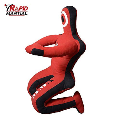 BJJ Wrestling Dummy Punching Bag Submission MMA Brazilian Jiu Jitsu Judo Karate Throwing Boxing Dummy Dummies- UNFILLED 6 Ft- Sitting