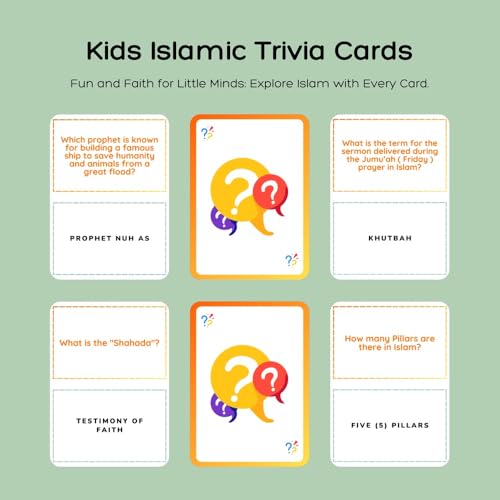 Islamic Trivia - Kids Islamic Trivia Cards - style: Kids Islamic Trivia
