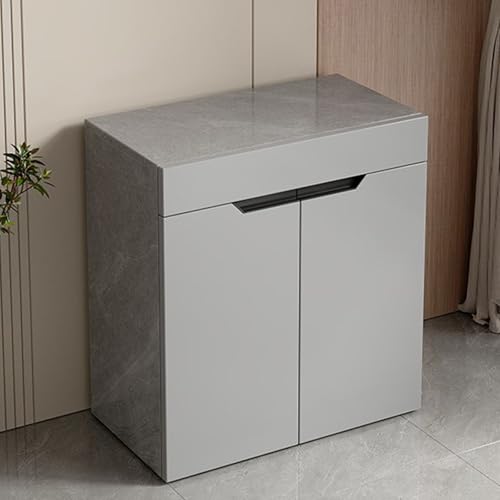 Aquarium Cabinet With Doors, Minimalist Fish Tank Stand, Waterproof and Wear-Resistant, Adjustable Shelves(60x45cm/23.6x17.7in) - size: 60x45cm/23.6x17.7in