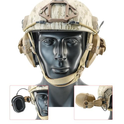 Ear Defender Hearing Protection Safety Earmuffs Noise Reduction with Gel EarPad for Outdoor Sports (CB) - color: Cb