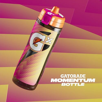 Gatorade Gx Bottle, Momentum Neon Pink (Pack of 6) - color: Neon Pink, size: 30 Ounces (Pack of 6)