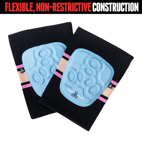 Triple Eight Covert Elbow Pads – Ideal for Roller Skating, Biking, BMX, and Skateboarding - color: Sunset, size: Small
