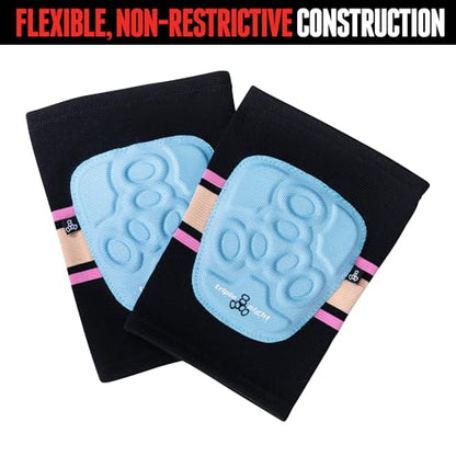 Triple Eight Covert Elbow Pads – Ideal for Roller Skating, Biking, BMX, and Skateboarding - color: Sunset, size: X-Large