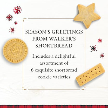 Walker’s 2025 Advent Calendar with Shortbread Cookies from Scotland - 24 Count (10.4 oz) - Limited Edition Cookie Box with Christmas Cookies in Various Shapes and Flavors - size: Pack of 1