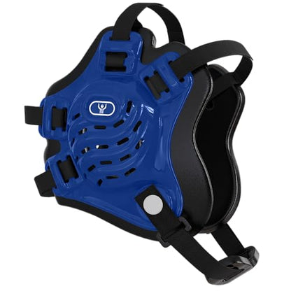 GCA Nelson Youth Wrestling Headgear Pro – Adjustable Ear Guard for Kids | Universal Fit BJJ MMA - color: Royal Blue/Black/Black
