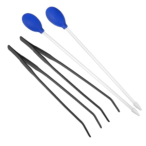 BESPORTBLE 4Pcs Fish Tank Cleaning Tools Aquarium Tweezers and Pipette for Easy Waste Removal and Plant Care and for