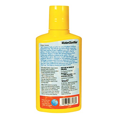 Tetra Water Clarifier Treatment for Aquariums, 8.45 oz - size: 8.84 oz