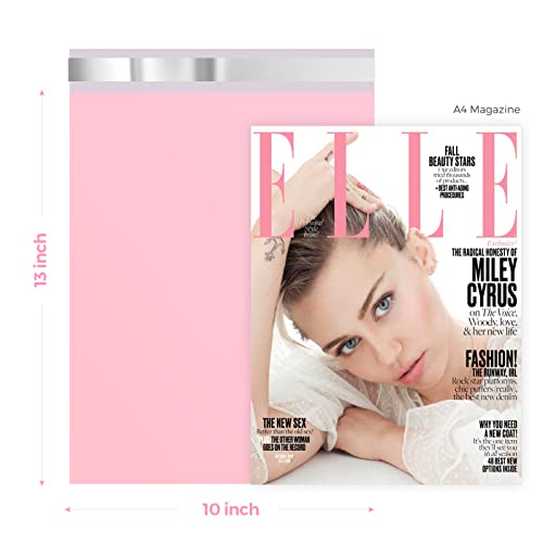 Metronic Poly Mailers 10x13 200 Pack, Small Shipping Bags for Clothes | Strong Adhesive Waterproof Tear-resistant Mailing Bags, Shipping Envelopes, Packing Bags for Clothing, Small Biz, Light Pink. - size: 10x13 200PC