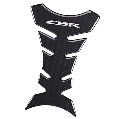 Carbon Fiber Motorcycle Tank Pad Gas Oil Fuel Tank Pad Protector for CBR600 1000 954 929 900 RR, CBR250 300 500 R, Black