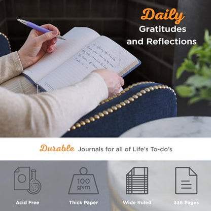 Classic Faux Leather Journal Strong and Courageous Joshua 1:57 Bible Verse, Brown Inspirational Notebook, Lined Pages w/Scripture, Ribbon Marker, Zipper Closure