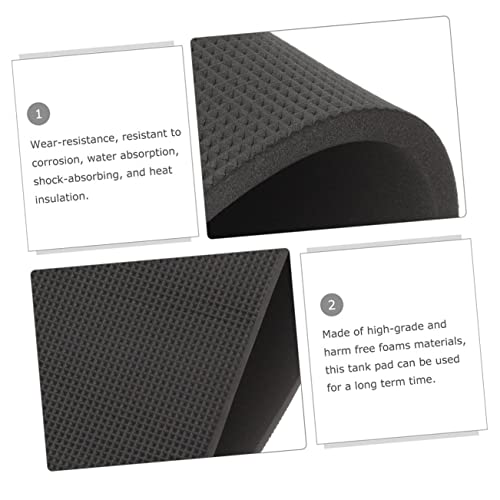 FRCOLOR 2pcs Shockproof Aquarium Mat Non- Fish Tank Pad Thick Base for Water Absorption and Heat Preservation