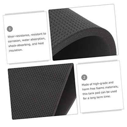 FRCOLOR 2pcs Shockproof Aquarium Mat Non- Fish Tank Pad Thick Base for Water Absorption and Heat Preservation