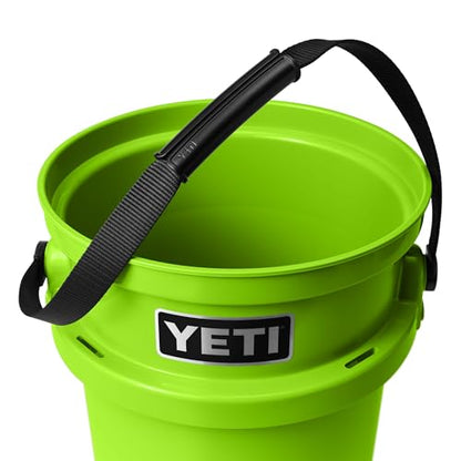 YETI Loadout 5-Gallon Bucket, Impact Resistant Fishing/Utility Bucket - color: Venom
