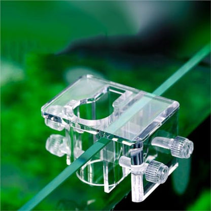 Aquarium Fish Tank Inflow Outflow Tube Holder 6pcs 26mm Large Pipe Water Tube Fixed Clip Acrylic Aquarium Water Tube Holder Water Pipe Hose Mount Bracket Fish Tank Hose Clamp(20mm) - size: 20mm