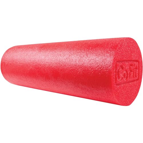 GoFit GoFit Foam Roller with Training Manual - color: Red, size: 18 Inch