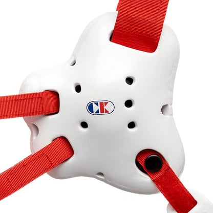 Cliff Keen Fusion Wrestling Headgear - color: White / Scarlet