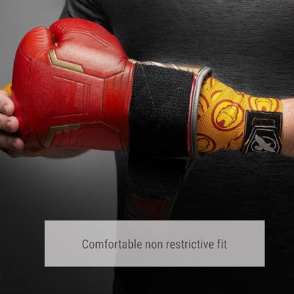Hayabusa Marvel Hero Elite Mexican Style Boxing Hand Wraps for Men & Women - color: Iron Man