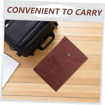 Buddhist Scripture Bag Coffee Color Velvet Pouch Bible Book Cover Storage Organizer for Travel and Religious Texts