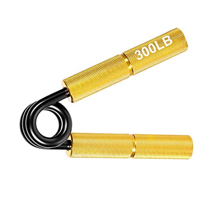 Adjustable Grip Strengthener for Enhanced Hand and Arm Training - Maximize Your Strength - color: Aureate 300lb