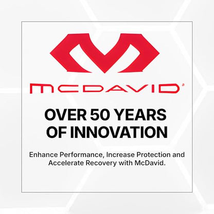 McDavid Moisture Wicking HEX Technology Knee Sleeves for Women/Men, Elbows & Shins Protection, Hex Pads - color: Black, size: XX-Large