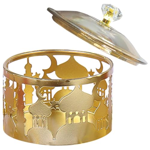 MAGICLULU Metal Ramadan Candy Tray Eid Decor Serving Dishes Fruit Decor Ramadan Elements Tray