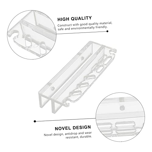 Abaodam Acrylic Water Grass Tool Organizer for Aquariums Multi-functional Tool Holder Storage Rack for Fish Tank Maintenance Sturdy and Easy-to-Use Cleaning Accessory