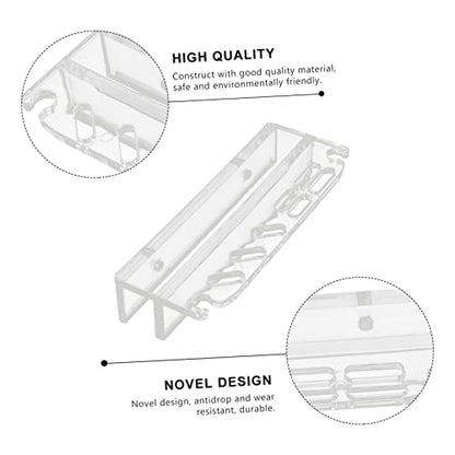 Abaodam Acrylic Water Grass Tool Organizer for Aquariums Multi-functional Tool Holder Storage Rack for Fish Tank Maintenance Sturdy and Easy-to-Use Cleaning Accessory