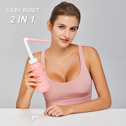 Peri 산후 관리용 병, 회 클렌징 및 회복을 위한 거꾸로 된 병, 산후 필수 질 세정제, 여성용 휴대용 여행용 비데 스프레이 - size: 1 pc